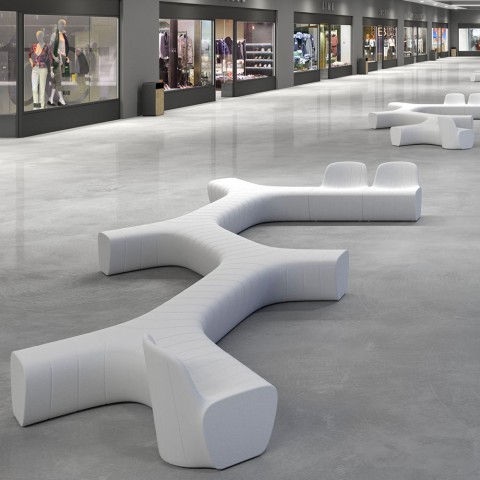 Modulaire polyethyleen stoel modern design binnen buiten Jetlag C1 Aanbieding