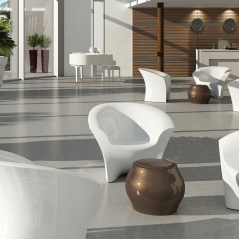 Moderne design kuipstoel voor buiten, bar en restaurant Ohla Aanbieding