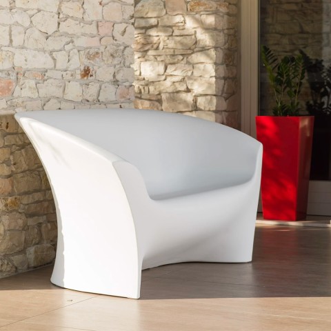 Moderne 2-zits designbank voor buiten restaurant bar Ohla Aanbieding