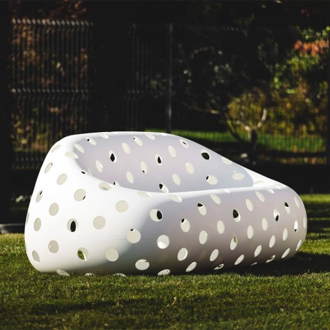 Moderne 2-zits buitenbank tuin terras Airball Aanbieding