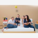 Veradea Giusto Enkel Matras 20 cm Afneembare Bekleding 80x190 cm Afmetingen