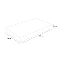 Eenpersoonsmatras Memory Foam 25cm 80x190cm Memory Gel Veradea Prijs