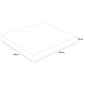Tweepersoonsmatras Memory Foam 25cm 160x190cm Memory Gel Veradea Prijs