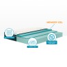 Veradea Memory Foam Topmatras Anderhalf Persoons Memory Gel 28cm 120x190cm Korting