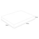 Veradea Memory Foam Topmatras Anderhalf Persoons Memory Gel 28cm 120x190cm Prijs