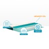 Veradea Hybride Pocketvering Matras Enkel Memory Foam 25cm 80x190cm Korting