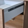 Bureautafel kantoor 4 lades modern design hout KimDesk Catalogus