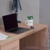 Bureautafel kantoor 4 lades modern design hout KimDesk Voorraad