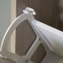 Moderne schoenenkast design met 3 deuren voor 9 paar schoenen KimShoe 3OP Catalogus
