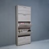 KimShoe 5OP Moderne Houten Schoenenkast met 5 Deuren voor 15 Paar Schoenen Aanbieding