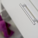 Moderne witte design schoenenkast met 5 deuren voor 15 paar schoenen KimShoe 5WP Kortingen