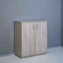 Moderne houten multifunctionele kast voor woonkamer/kantoor 2 vakken KimSpace 2OP Model