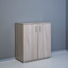 Moderne houten multifunctionele kast voor woonkamer/kantoor 2 vakken KimSpace 2OP Model