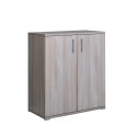 Moderne houten multifunctionele kast voor woonkamer/kantoor 2 vakken KimSpace 2OP Aanbod