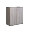 Moderne houten multifunctionele kast voor woonkamer/kantoor 2 vakken KimSpace 2OP Aanbod