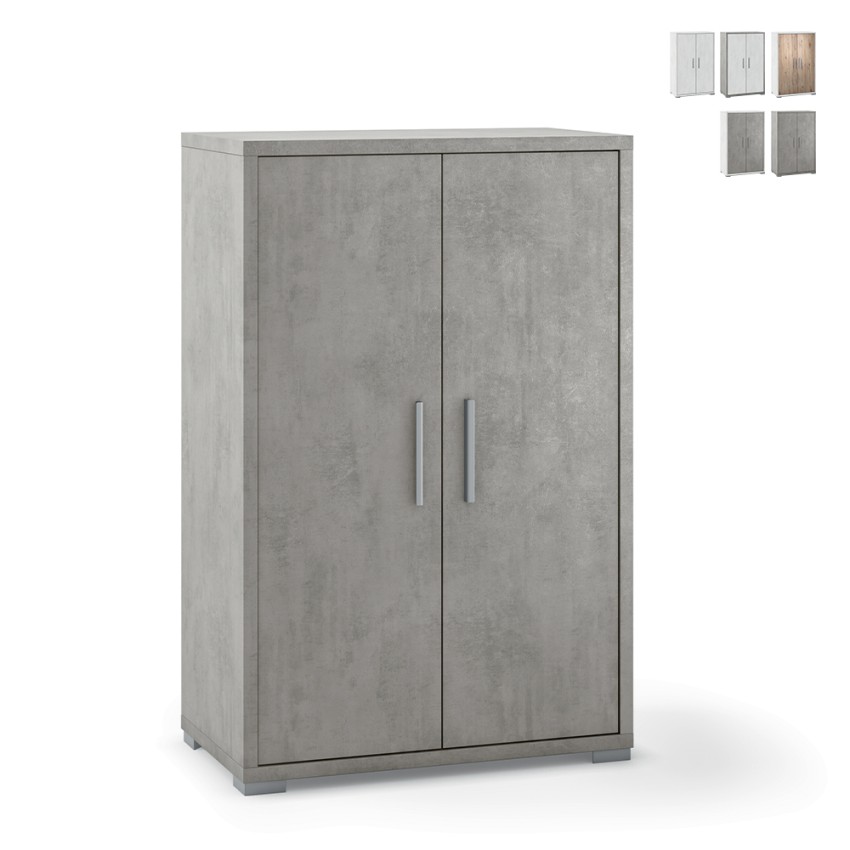 Moderne design buffetkast Lesly met 2 deuren en 3 vakken voor de woonkamer Verkoop