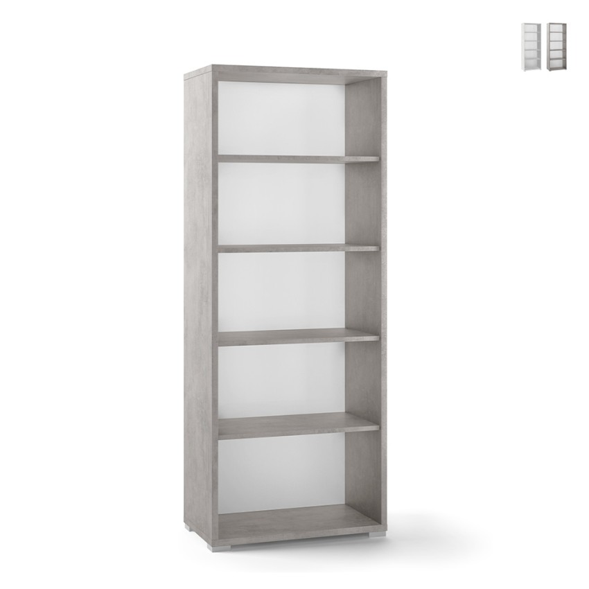 Moderne open boekenkast met 5 vakken Egua Aanbieding Moderne open boekenkast met 5 vakken Egua Aanbieding