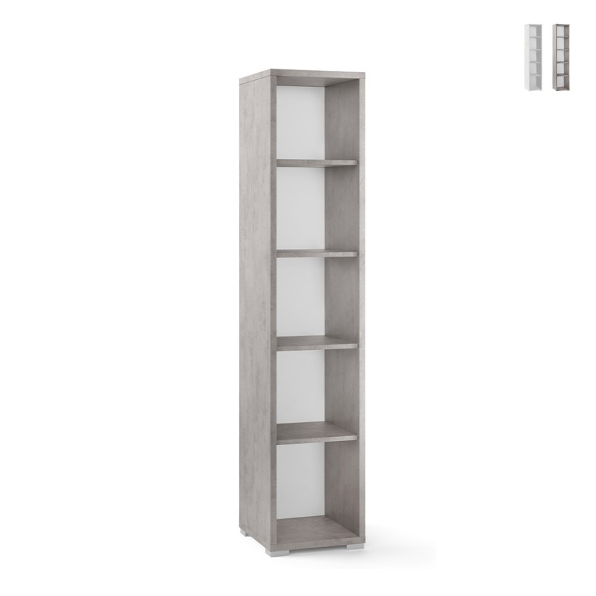 Moderne open multifunctionele kolom boekenkast 5 vakken Lipp Korting