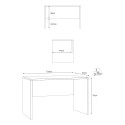 Bureau voor thuis- en kantoorwerk smart working modern design Simply 120 Keuze