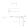 Moderne design bureau voor kantoor en studeerkamer Simply 180 Keuze