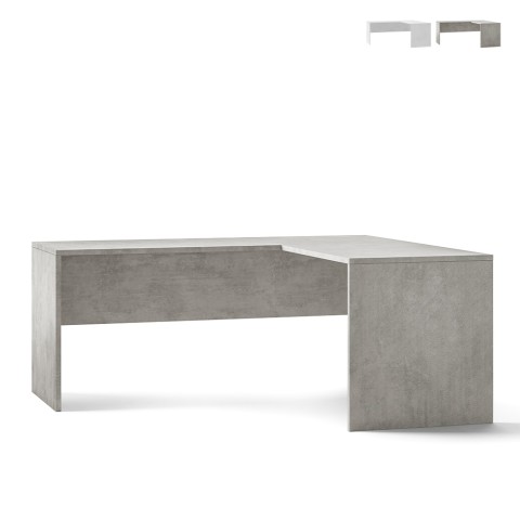 Moderne rechterhoekbureau voor kantoor of studeerkamer Simply Extra DX Aanbieding