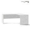 Moderne rechterhoekbureau voor kantoor of studeerkamer Simply Extra DX Verkoop