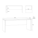 Design hoekbureau links kantoor Simply Extra SX Voorraad
