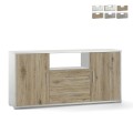 Moderne dressoir Selena met 2 deuren en 2 lades voor keuken en woonkamer Aanbieding
