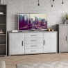 Moderne dressoir 2 deuren 4 laden buffetkast woonkamer Cleore Kosten