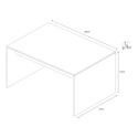 Moderne design bureau voor thuiskantoor of studio voor slim werken Regular 120 Model