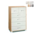 Moderne design ladekast met 6 lades voor woonkamer en slaapkamer Mera Aanbieding