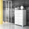 Moderne design ladekast met 6 lades voor woonkamer en slaapkamer Mera 