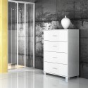 Moderne ladekast met 4 lades voor kantoor of slaapkamer Elita 
