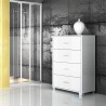 Moderne ladekast met 4 lades voor kantoor of slaapkamer Elita 