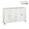 Dressoir Talia met 2 deuren en 4 laden, TV-meubel voor woonkamer en buffet Voorraad