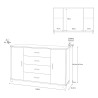 Dressoir Talia met 2 deuren en 4 laden, TV-meubel voor woonkamer en buffet 