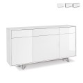 Moderne keuken dressoir met 3 deuren en 3 laden Valdi Aanbieding