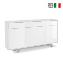 Moderne keuken dressoir met 3 deuren en 3 laden Valdi Catalogus