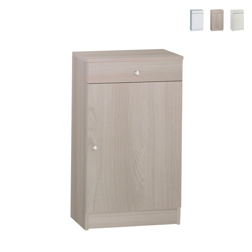 Nachtkastje slaapkamermeubel met 1 deur, plank en lade Drew Aanbieding Nachtkastje slaapkamermeubel met 1 deur, plank en lade Drew Aanbieding