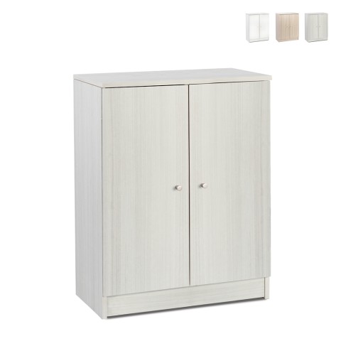Multifunctionele opbergkast woonkamer kantoor slaapkamer 2 deuren 2 vakken Samo Aanbieding