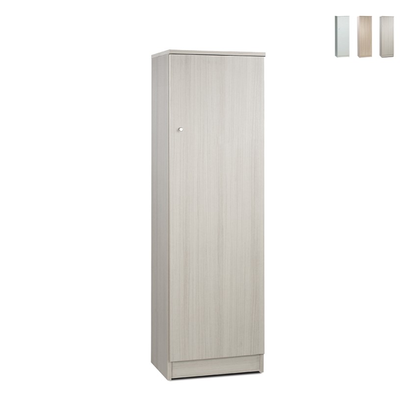 Multifunctionele kolomkast met deur en 2 planken Gander Aanbieding