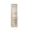 Half Multifunctionele Kast met 2 Deuren, 3 Legplanken en Lade Keuze