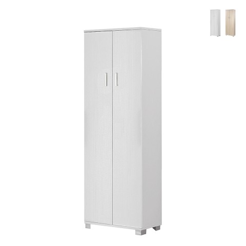 Meerfunctionele kast voor hal of woonkamer, 2 deuren, 4 planken Argus Aanbieding