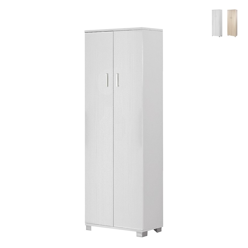 Meerfunctionele kast voor hal of woonkamer, 2 deuren, 4 planken Argus Aanbieding Meerfunctionele kast voor hal of woonkamer, 2 deuren, 4 planken Argus Aanbieding