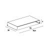 Bureau Stalen Monitor- en Laptopstandaard Plan Plus Model