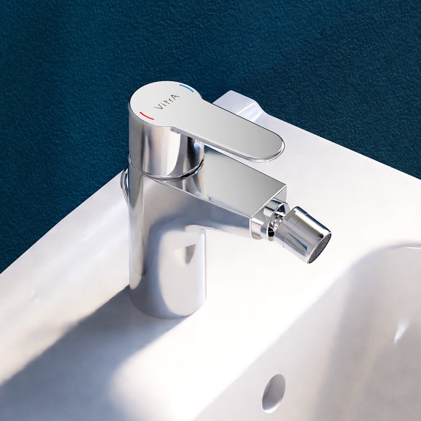 Eengreeps bidetkraan met afvoerset Win S VitrA Aanbieding Eengreeps bidetkraan met afvoerset Win S VitrA Aanbieding
