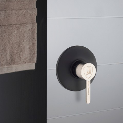 Matte zwarte inbouw douchekraan eenhendel Mugello Aanbieding