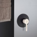 Matte zwarte inbouw douchekraan eenhendel Mugello Aanbieding