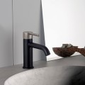 Zwart matte wastafelkraan met eengreepsbediening Mugello Aanbieding