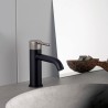 Zwart matte wastafelkraan met eengreepsbediening Mugello Aanbieding